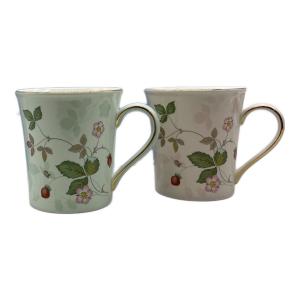 Wedgwood (ウェッジウッド) マグカップ ワイルドストロベリーパステル 2Pセット