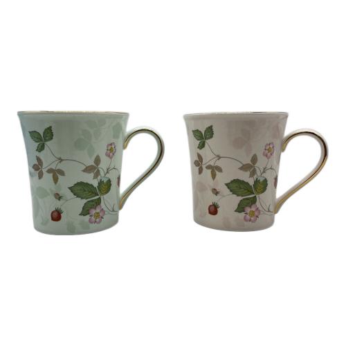 Wedgwood (ウェッジウッド) マグカップ ワイルドストロベリーパステル 2Pセット