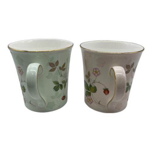 Wedgwood (ウェッジウッド) マグカップ ワイルドストロベリーパステル 2Pセット