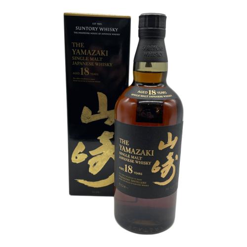 サントリー ジャパニーズウィスキー 700ml 山崎 18年 未開封