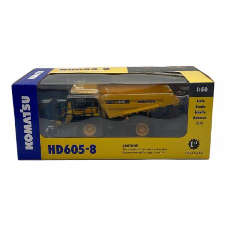 KOMATSU HD605 ダンプトラック 1/50 ダイキャストモデル FIRST GEAR (ファーストギア) ダイキャストカー KOMATSU ダンプ