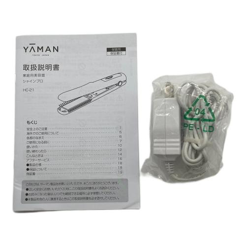 YAMAN (ヤーマン) シャインプロ　ヘアーアイロン HC-21B