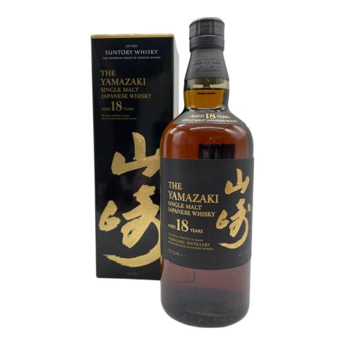 サントリー ジャパニーズウィスキー 700ml 箱付 山崎 18年 シングルモルト 未開封