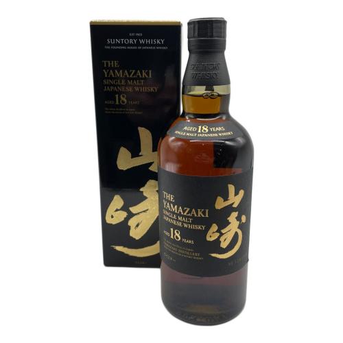サントリー ジャパニーズウィスキー 700ml 箱付 山崎 18年 シングルモルト 未開封 日本