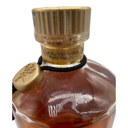 サントリー 響 ジャパニーズウィスキー 表ラベル欠品旧ボトル 700ml