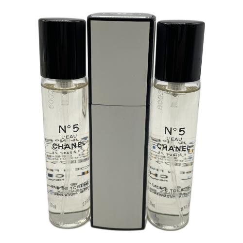 CHANEL (シャネル) オードトワレ 20ml× 3 No.5 ロー ツイスト&スプレー