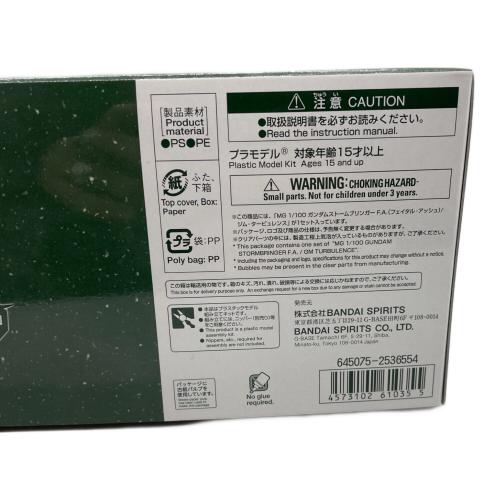 BANDAI (バンダイ) MG 1/100 ガンダムストームブリンガー F.A.(フェイタル・アッシュ) ガンプラ ジム・タービュレンス 、ホビーオンラインショップ限定