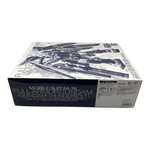 BANDAI (バンダイ) MG 1/100 フルアーマー・ガンダム Ver.Ka(GUNDAM THUNDERBOLT Ver.) ガンプラ ハーフメカニカルクリア プラモデル(ガンプラEXPO等限定)