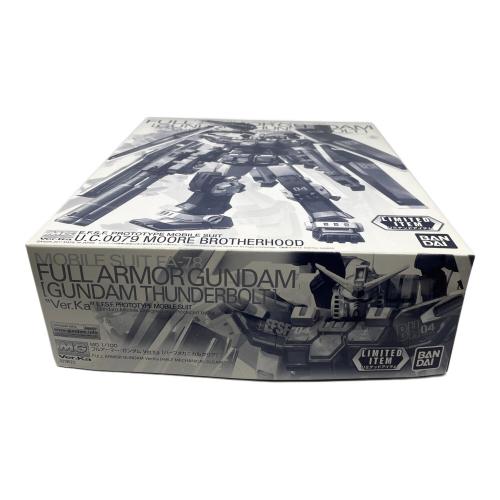 BANDAI (バンダイ) MG 1/100 フルアーマー・ガンダム Ver.Ka(GUNDAM THUNDERBOLT Ver.) ガンプラ ハーフメカニカルクリア プラモデル(ガンプラEXPO等限定)