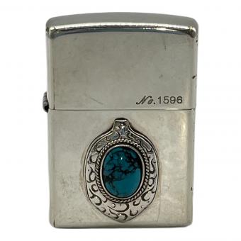 ZIPPO (ジッポ) オイルライター 2003年製 ターコイズ