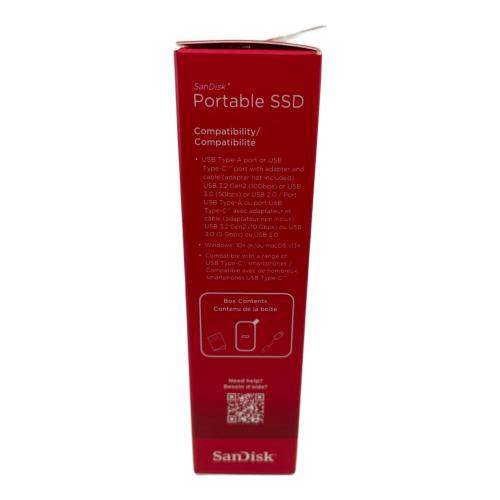 SANDISK (サンディスク) 2TB 外付けSSD SDSSDE30-2T00-G26