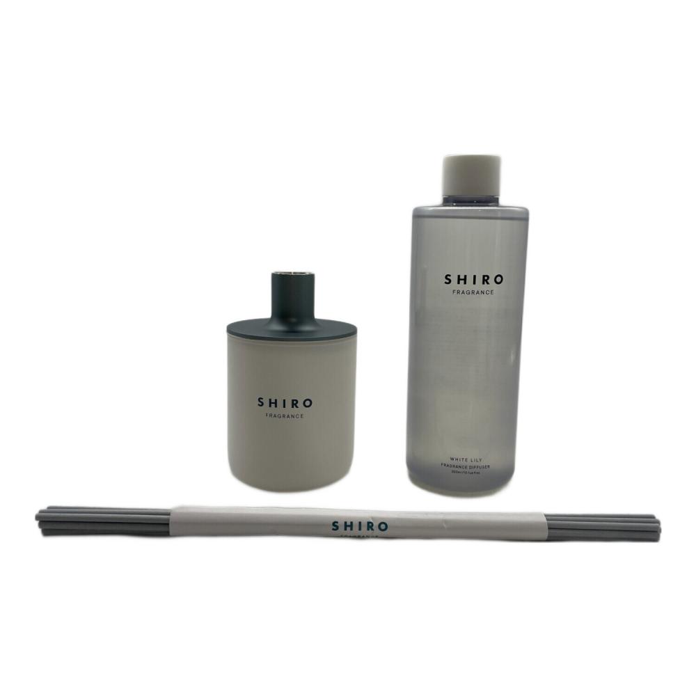 SHIRO ディフューザー ガラス　グラスベースミニ 2個セット SHIRO (シロ) ディフューザー グラスベース・ディフューザーセット