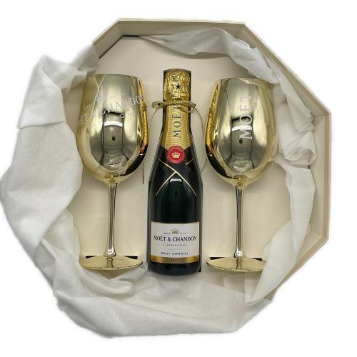 MOET&CHANDON BRUT IMPERIAL シャンパン シャンパングラスセット 375ml
