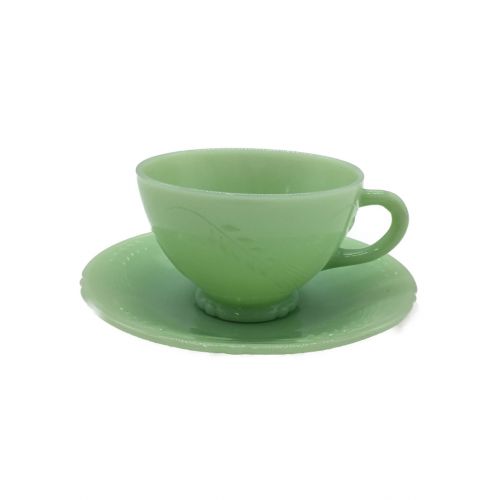 Fire King (ファイヤーキング) カップ&ソーサー シーブスオブウィート