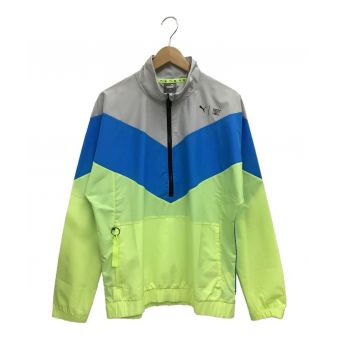 PUMA (プーマ) エクストリーム ウーブン ジャケット メンズ SIZE M イエロー×サックスブルー 519879 03 オールシーズン