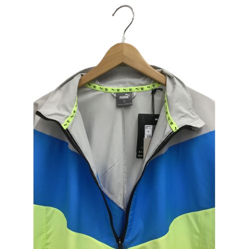 PUMA (プーマ) エクストリーム ウーブン ジャケット メンズ SIZE M イエロー×サックスブルー 519879 03 オールシーズン