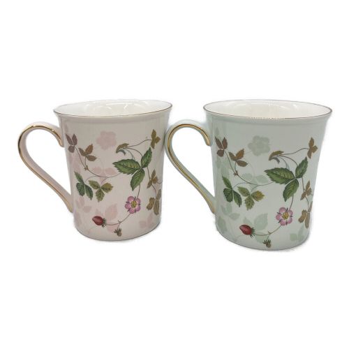 Wedgwood (ウェッジウッド)  ワイルドストロベリー　パステルマグ　ペア