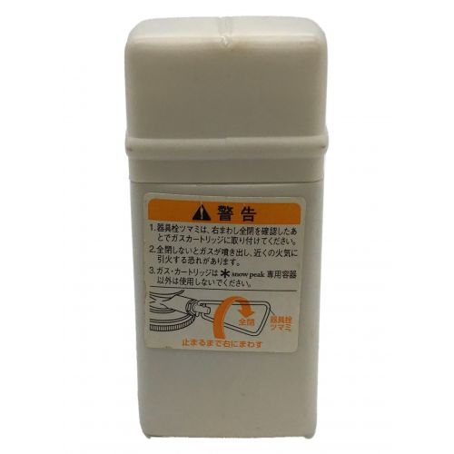 Snow peak (スノーピーク) シングルガスバーナー PSLPGマーク有 GS-100A 2011年製 使用燃料【OD缶】