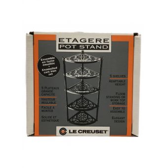 LE CREUSET (ルクルーゼ) ポットスタンド ブラック 00ET-00 5段