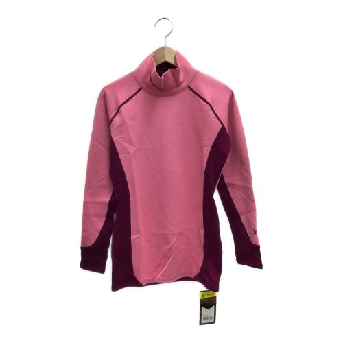 UNDER ARMOUR (アンダーアーマー) サーモCGインフラレッドモック レディース SIZE M ピンク WGF6156