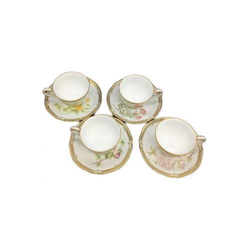 Noritake (ノリタケ) カップ&ソーサー GALA CONTESSA 4Pセット
