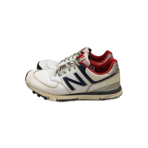 NEW BALANCE (ニューバランス) ゴルフシューズ メンズ SIZE 25cm ホワイト オールシーズン MGS574TR