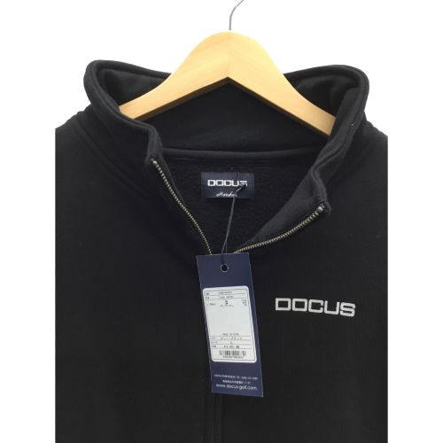 DOCUS（ドゥーカス） ゴルフウェア(トップス) メンズ SIZE XL ブラック×グレー トラックジャケット DCM19A004