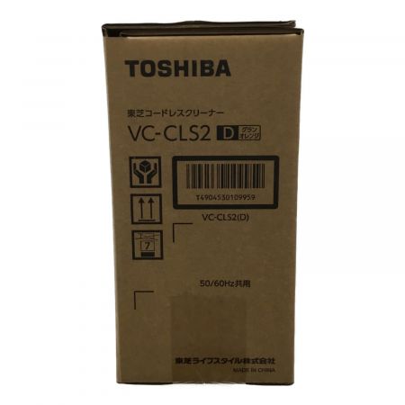 TOSHIBA (トウシバ) スティッククリーナー サイクロン式 VC-CLS2 程度S(未使用品) 純正バッテリー 未使用品