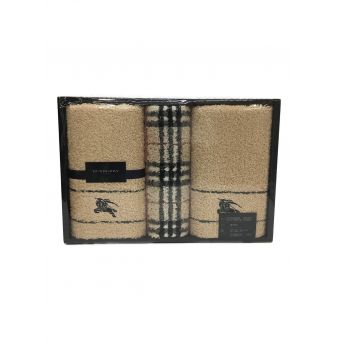 BURBERRY (バーバリー) タオルセット フェイスタオル2枚・ウォッシュタオル1枚