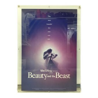 DISNEY (ディズニー) 映画ポスター【美女と野獣】 アクリルフレーム付き ※第2版・シリアル№13624