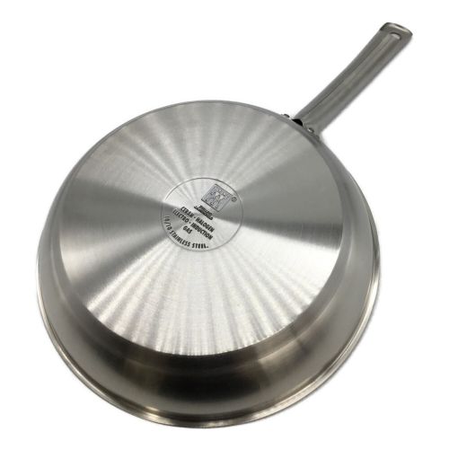 ZWILLING (ツヴィリング) フライパン シルバー×ブラック 18/10 2点セット