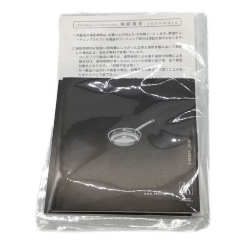 ZWILLING (ツヴィリング) フライパン シルバー×ブラック 18/10 2点セット