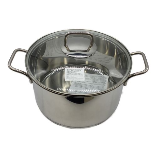 WMF (ブュルテンヘルキッジエメタルハレンハウリーク) 両手鍋 シルバー 24cm TRANSTHERM