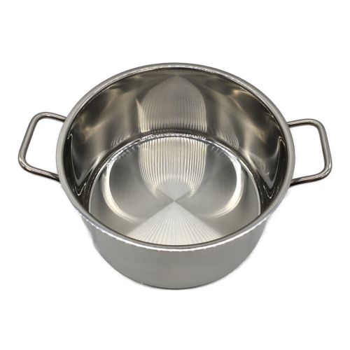 WMF (ブュルテンヘルキッジエメタルハレンハウリーク) 両手鍋 シルバー 24cm TRANSTHERM