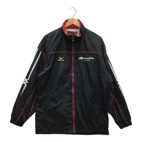 MIZUNO (ミズノ) セットアップジャージ メンズ SIZE M ブラック×レッド