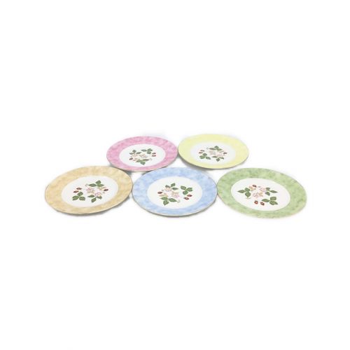 Wedgwood (ウェッジウッド) フルリムプレートセット ワイルドストロベリー 5Pセット