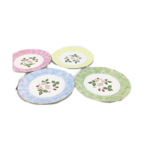 Wedgwood (ウェッジウッド) フルリムプレートセット ワイルドストロベリー 5Pセット