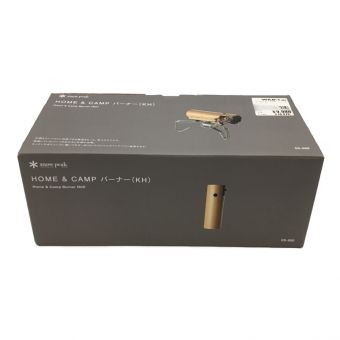 Snow peak (スノーピーク) HOME＆CAMPバーナー PSLPGマーク有 GS-600 2019年製 使用燃料【CB缶】