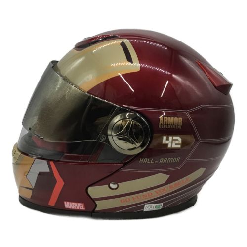 Kabuto (カブト) フルフェイス SIZE XL サンシェードワレ・ハガレ有 アイアンマン AFFID 2014年製 PSCマーク(バイク用ヘルメット)有