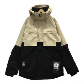 SESSIONS (セッションズ) スノーボード(ウェア) メンズ SIZE L ベージュ×ブラック SSFW220003  22/23モデル PHASE SHELL JACKET