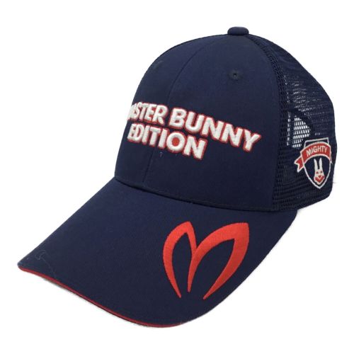 MASTER BUNNY EDITION (マスターバニーエディション) メッシュキャップ(ゴルフ) メンズ SIZE L ネイビー 158-9187755