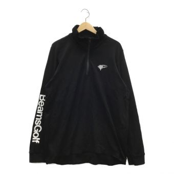 BEAMS GOLF (ビームスゴルフ) ハ-フジップシャツ メンズ SIZE L ブラック 82-13-0145-444