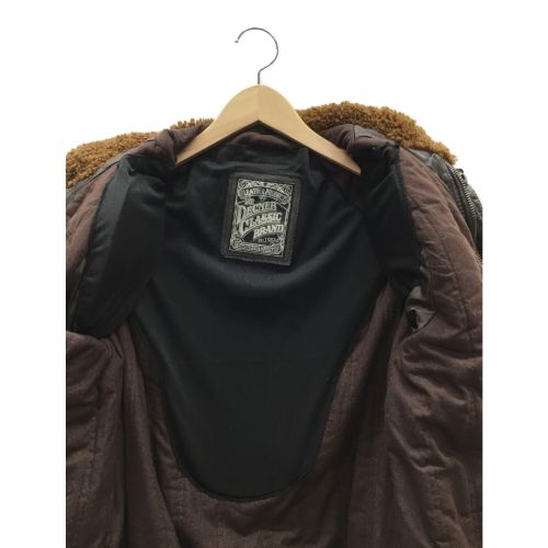 DEGNER (デグナー) プロテクター付レザージャケット メンズ SIZE L ブラウン 羊革 17WJ-5
