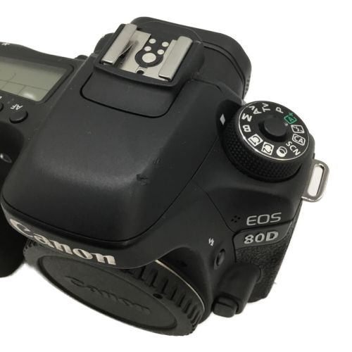 CANON (キャノン) デジタル一眼レフカメラ EOS 80D EF-S18-135 IS USM レンズキット EOS 80D 2420万画素 専用電池 -