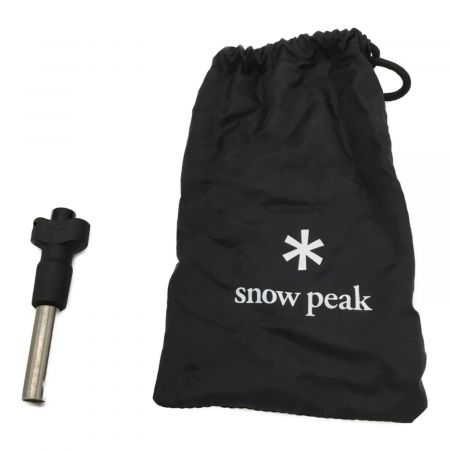 Snow peak (スノーピーク) シングルガスバーナー PSLPGマーク有 GS-370 使用燃料【OD缶】 ヤエンストーブ レギ