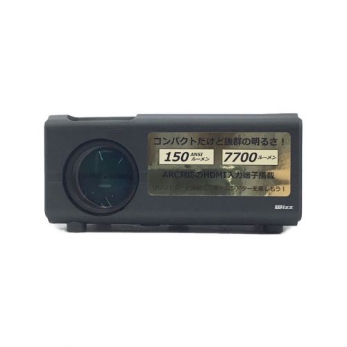 Wizz (ウィズ) プロジェクター WPJ-T200B TVチューナー内臓 B-CAS -