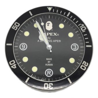 BAPE BY A BATHING APE (ベイプバイアベイシングエイプ) 掛け時計 下部穴あり