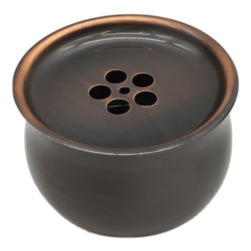 石川堂 純銅茶器揃 茶筒・建水・茶托
