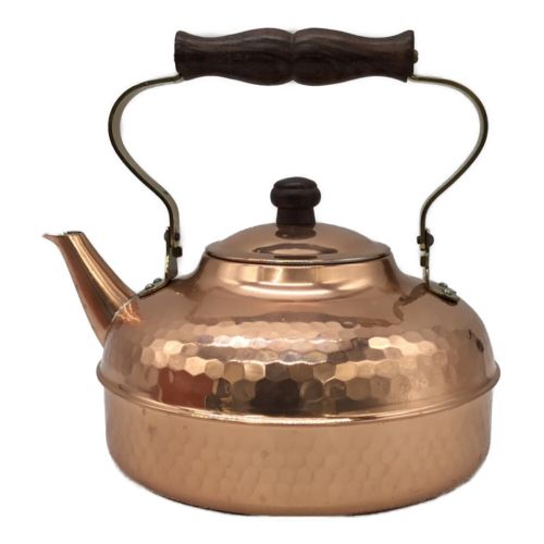 COPPER 100 HOME WARE 鎚目入ケトル 1.5L 純銅 S-611H