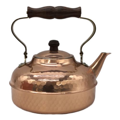 COPPER 100 HOME WARE 鎚目入ケトル 1.5L 純銅 S-611H